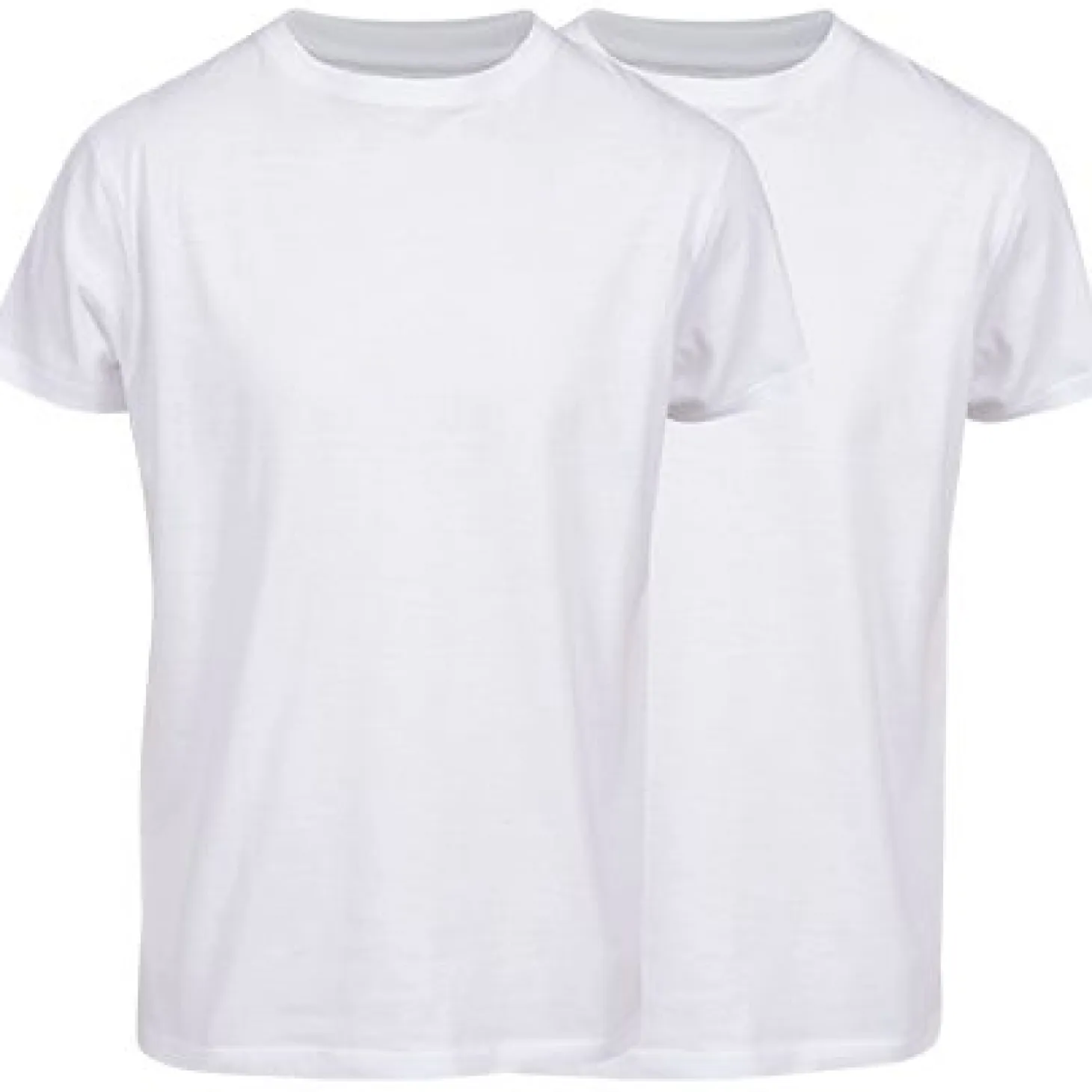 David Casual T-shirt 2 pk rund hals