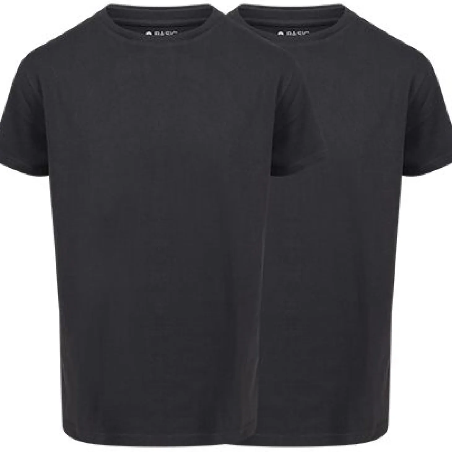 David Casual T-shirt 2 pk rund hals