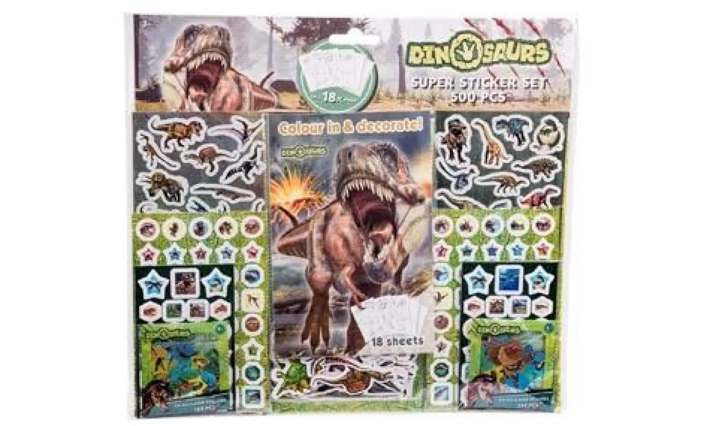 Dino Megastickersett