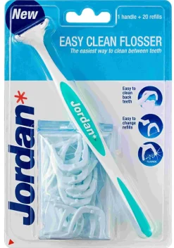 Easy clean flosser tanntråd