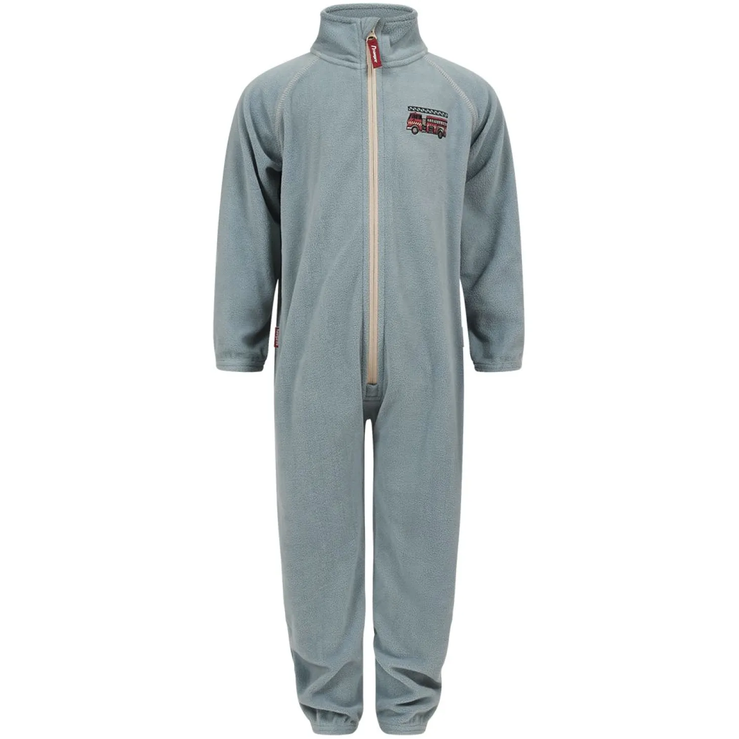 Fleecedress med broderi