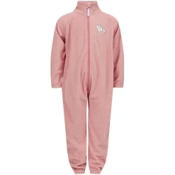 Fleecedress med broderi