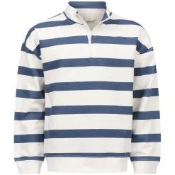 Genser med striper og zip