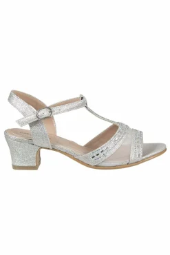 Glitter sandal med hel