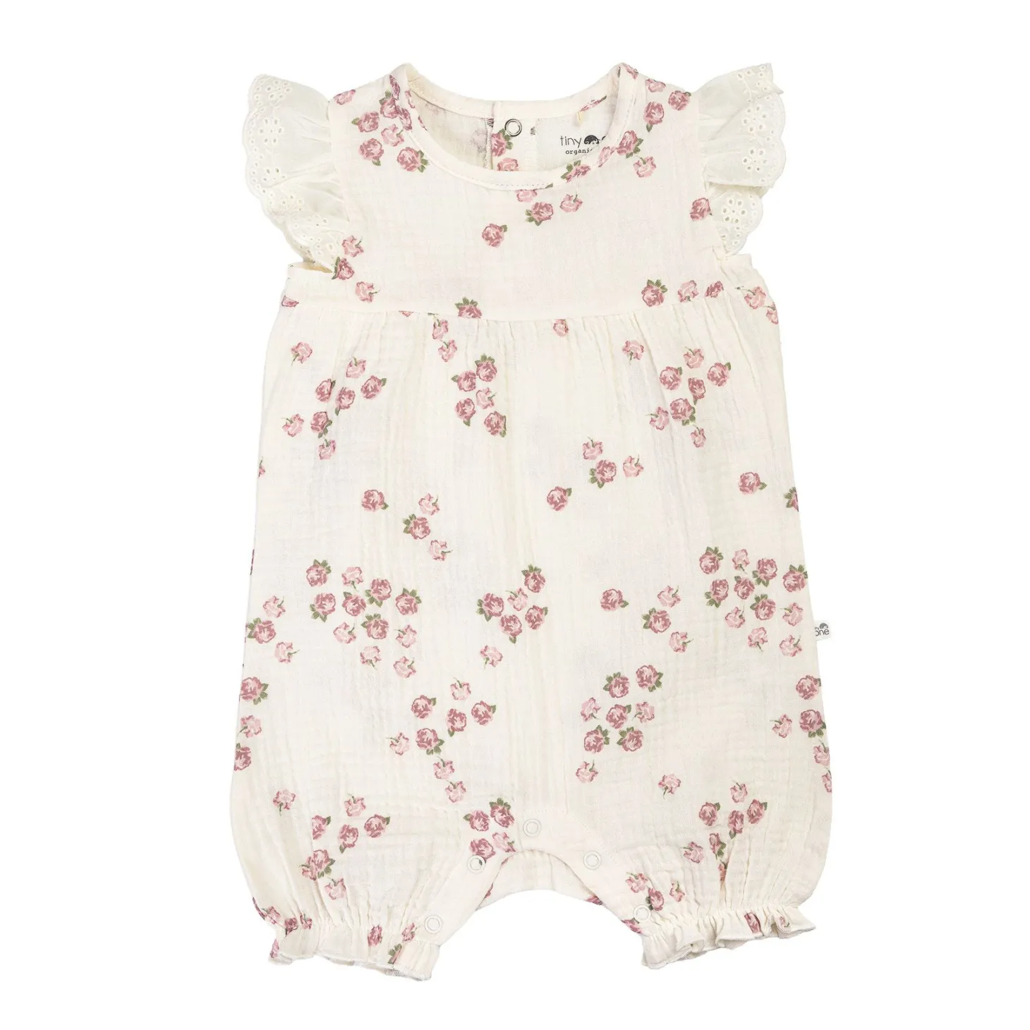 Hel drakt med volang og print