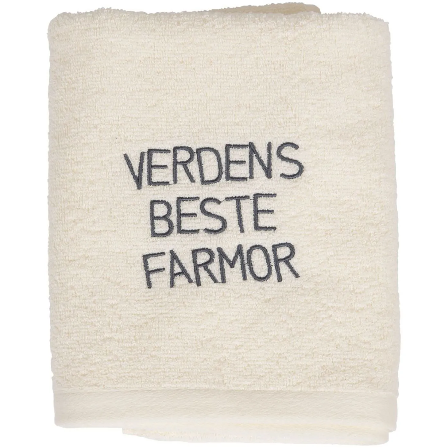 Håndkle med tekst
