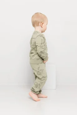 Joggedress med dinosaur print