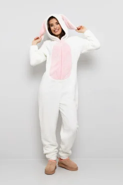Jumpsuit hare med lange ører dame