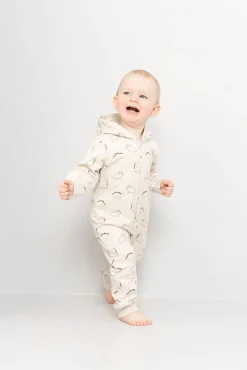 Jumpsuit med hette