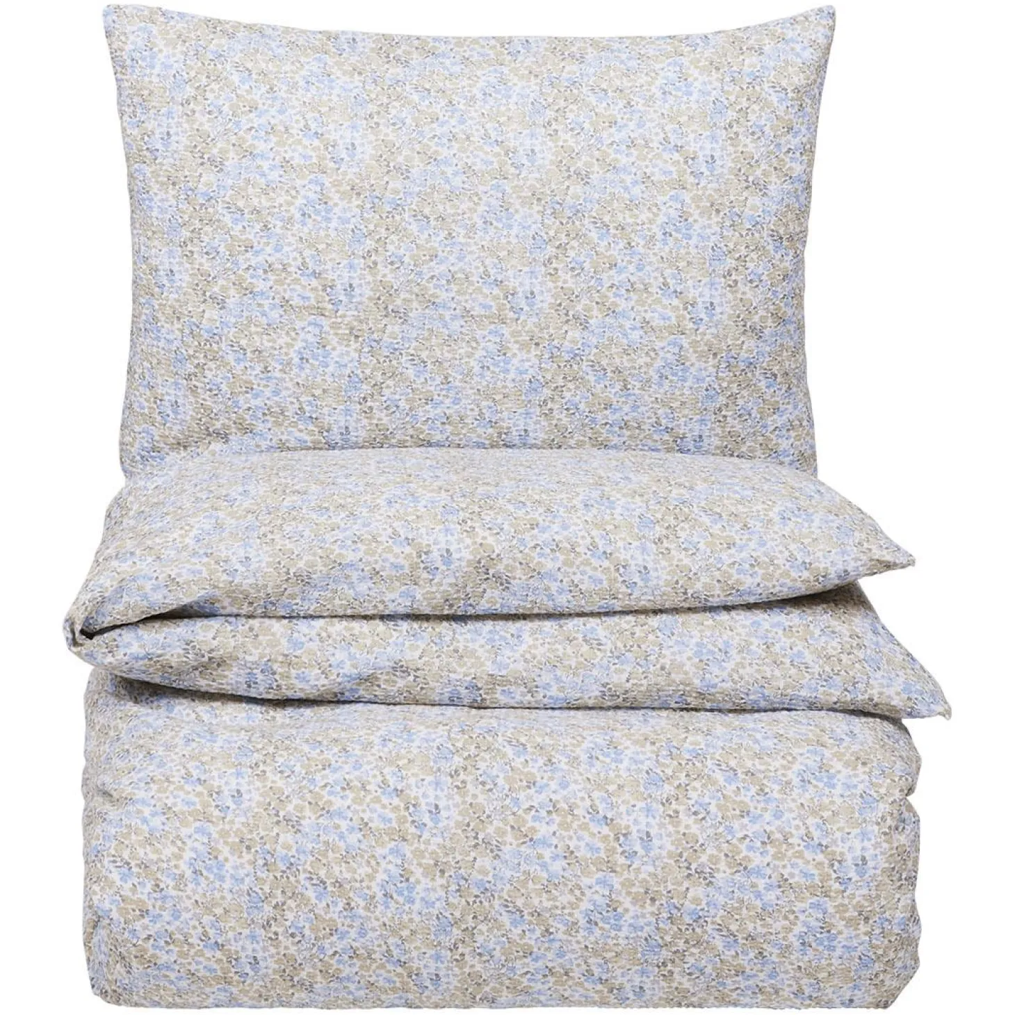 Krepp sengesett 140x200 Småblomster