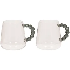 Krus med hank 2pk Pearls