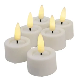 Led telys 6pk med timer Lucy