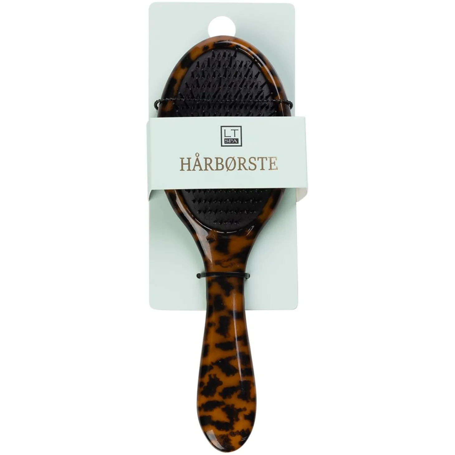 Leopard hårbørste