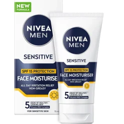 Men Sensitive Face Cream SPF15