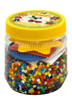 Perler og brett 4000 stk perler/ 3 brett