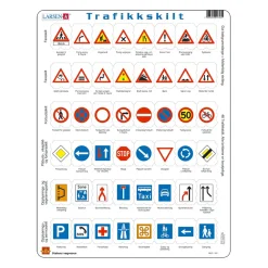Platepusle Maxi Trafikkskilt 48 biter