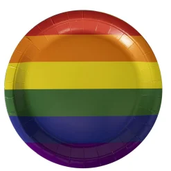 Pride papptallerken 23cm Hen