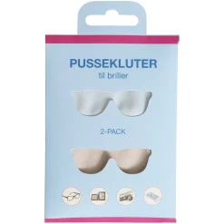 Pussekluter for briller 2pk