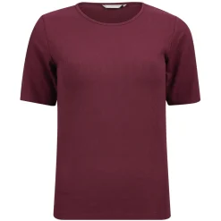 Ribbestrikket t-skjorte Poppy