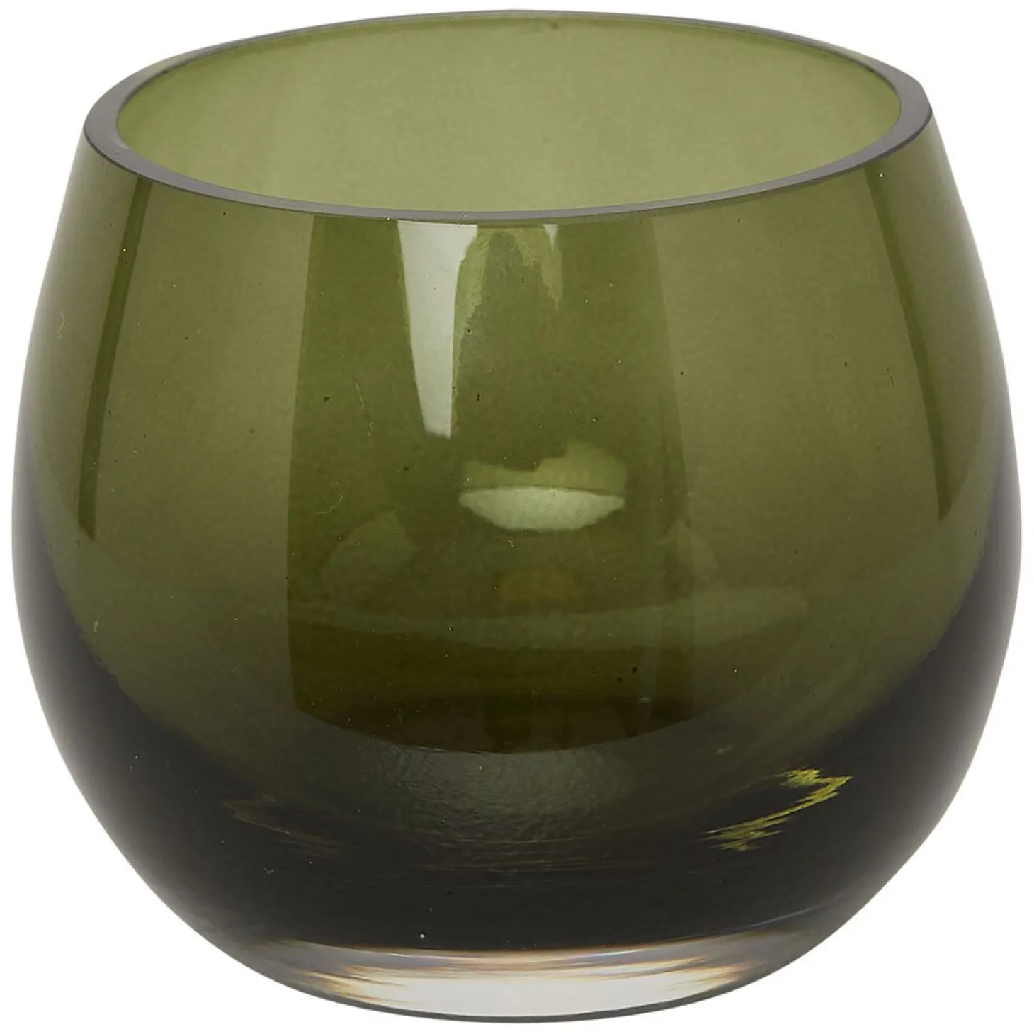 Rutle telysglass 9x9x7,5cm