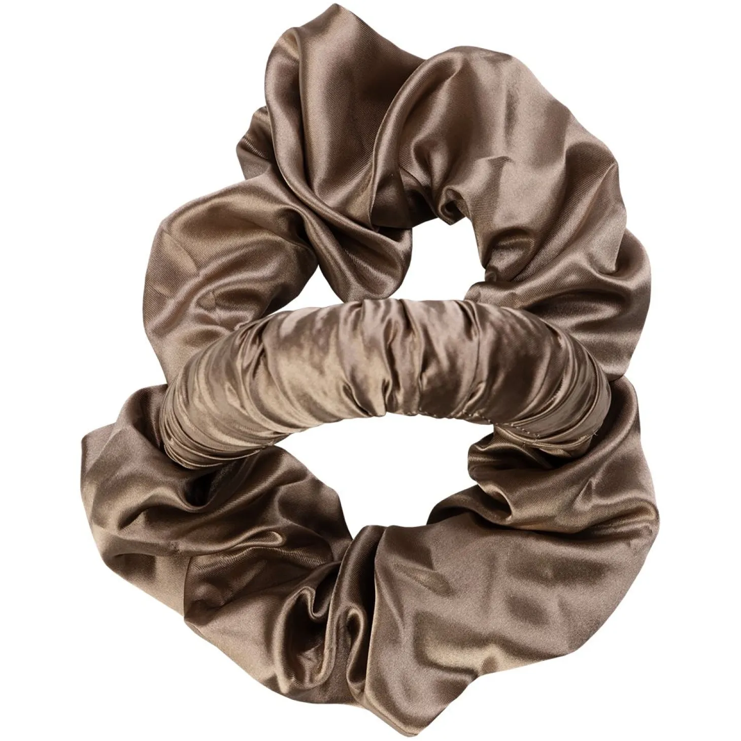 Scrunchie heatless curler satin