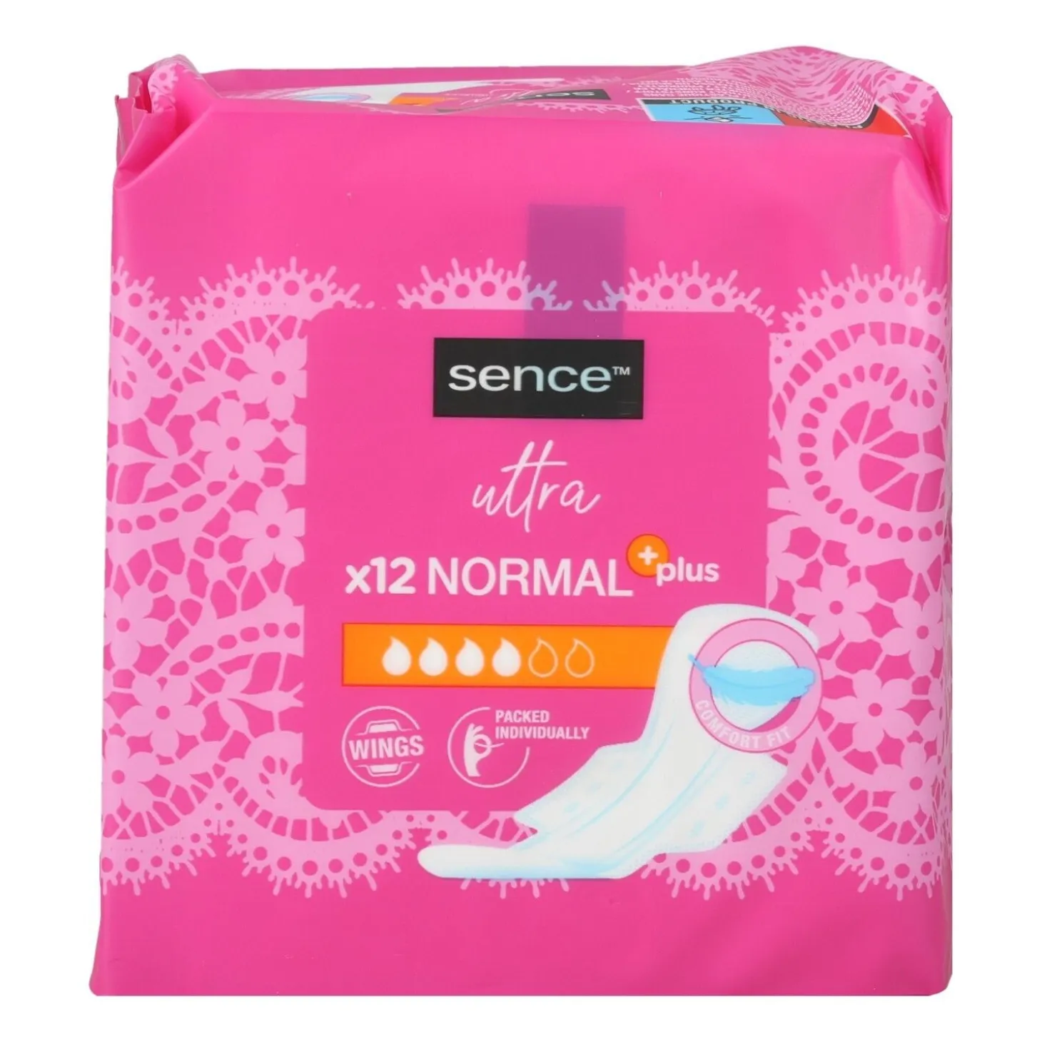 Sence bind Ultra Normal Pluss med vinger 12pk