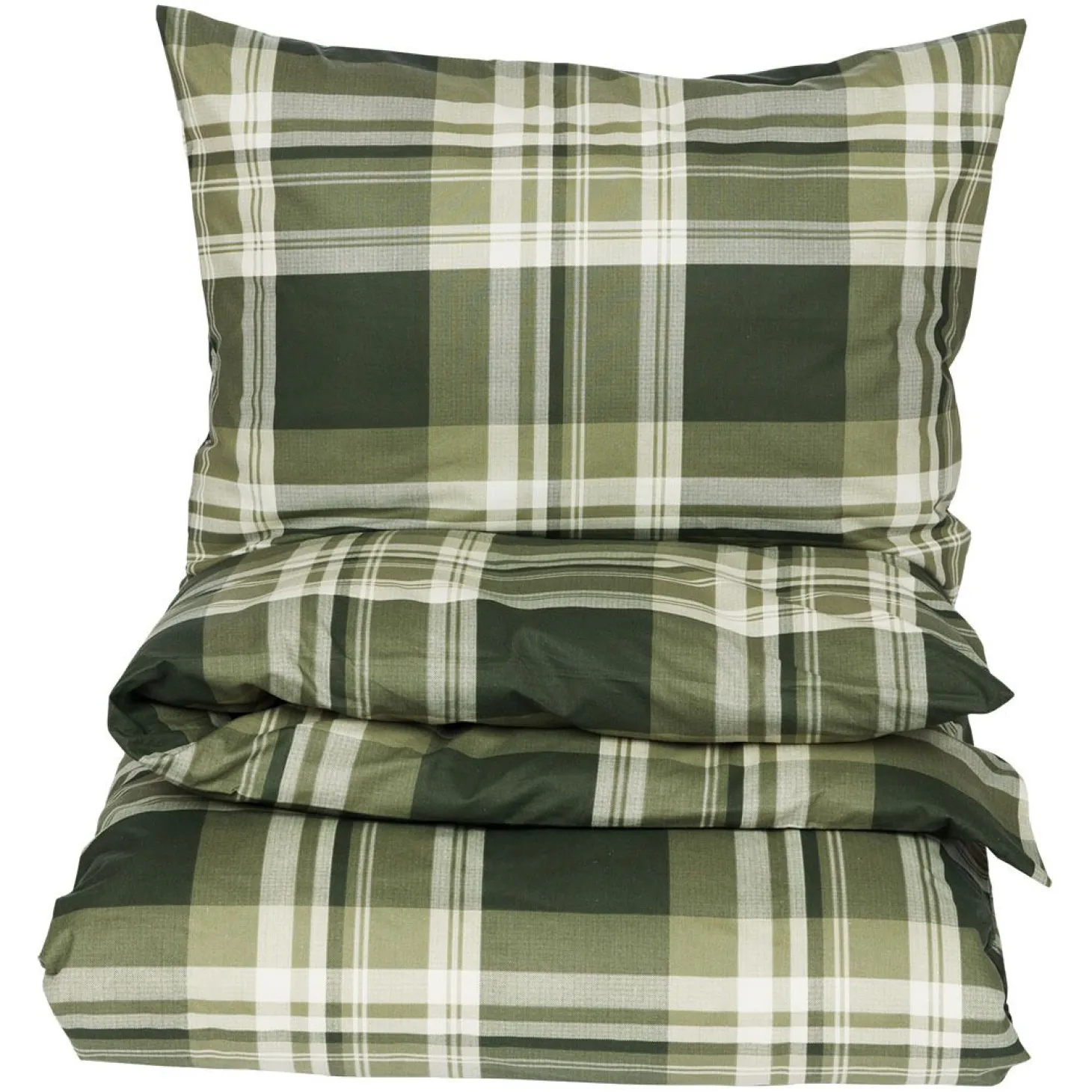 Sengesett Glatt 200x220 Klassisk rute