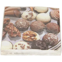 Serviett chocolate 20pk