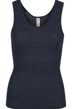 Singlet i merinoull/silke