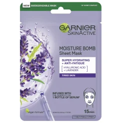 Skin Active Moisture Bomb Tissue Mask Lavendel