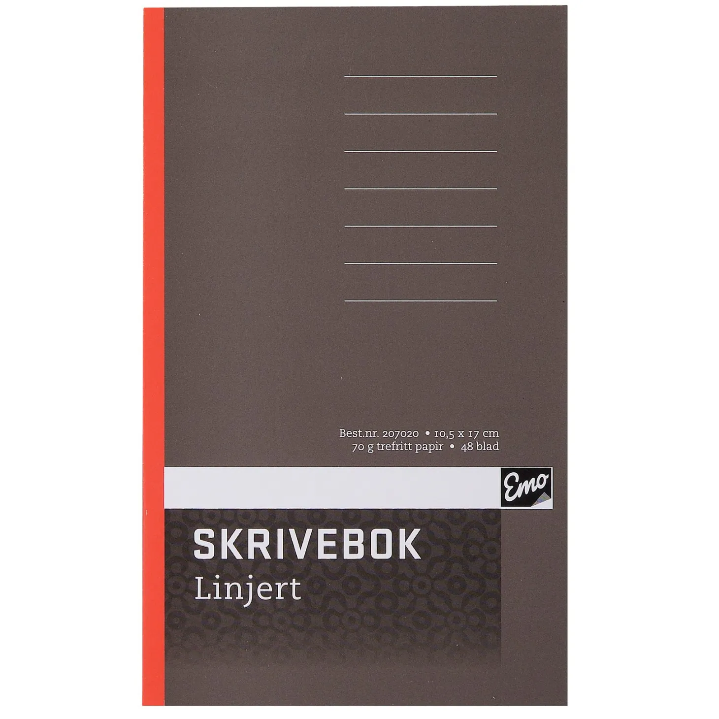 Skrivebok 10,5x17cm linjer