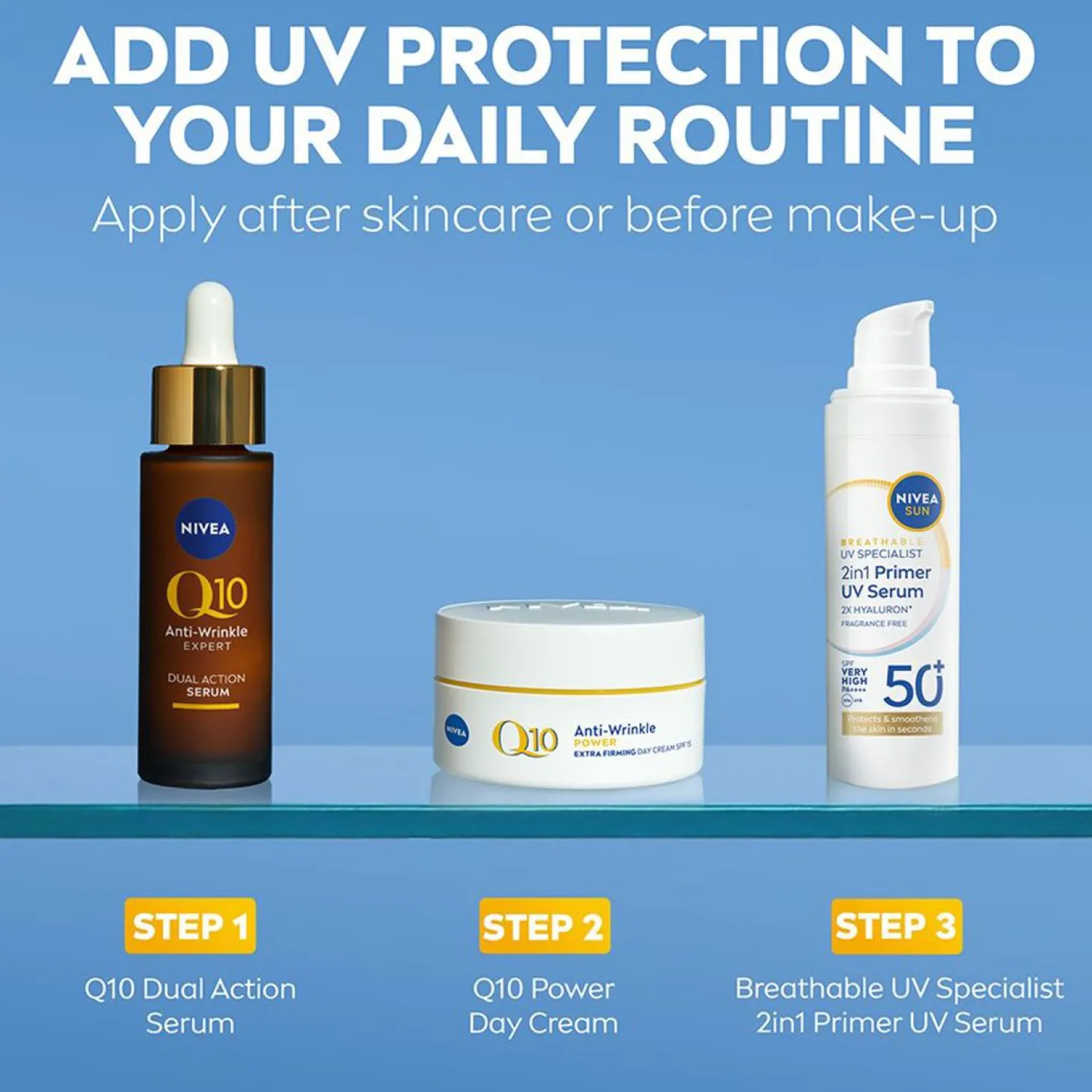 Sun 2in1 Primer Daily UV Serum SPF50+, 30ml