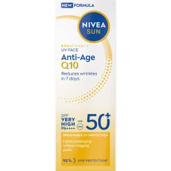 Sun UV Face Anti Age Q10 Cream SPF 50+, 40ml