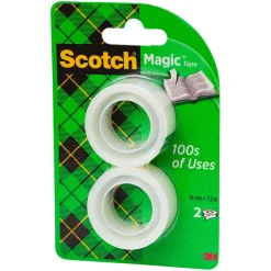 Tape SCOTCH Magic 810 19mmx7,5m ref 2pk
