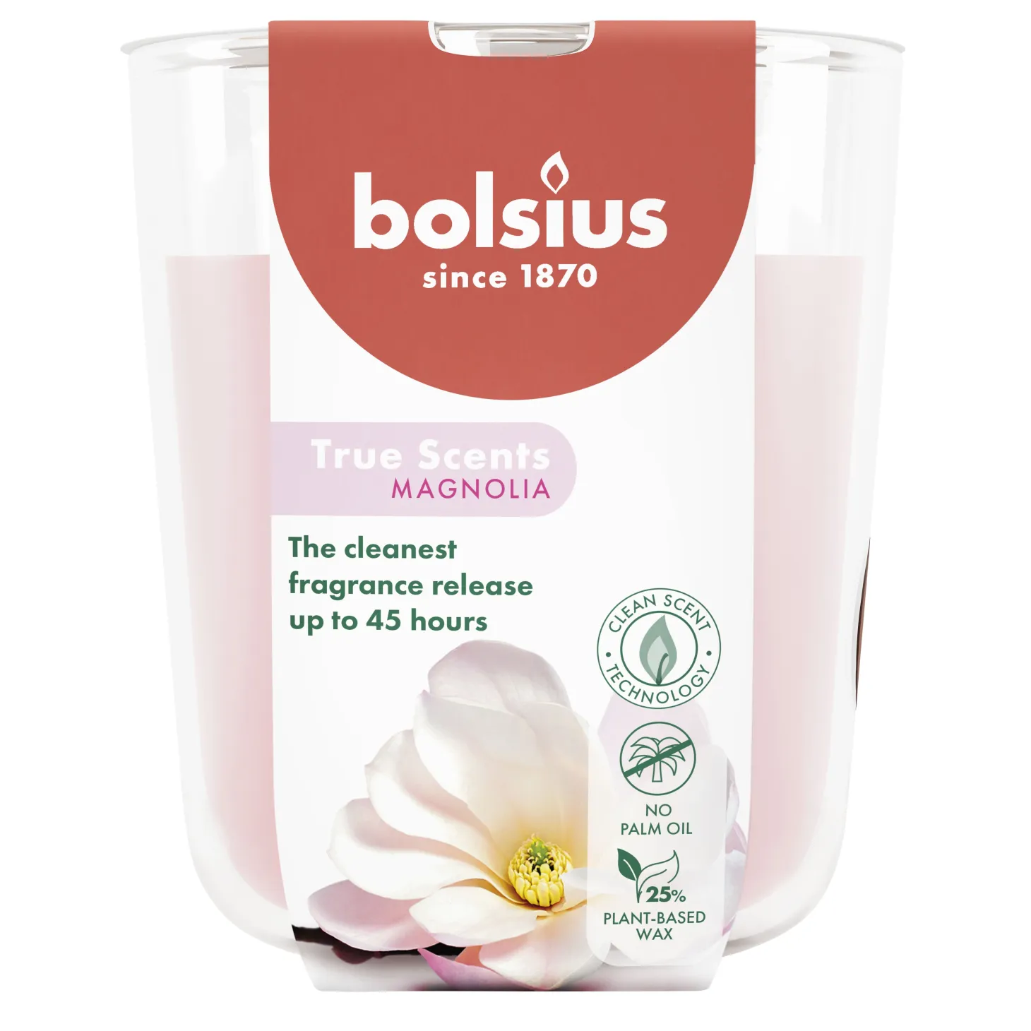 True Scent duftelys i glass 9,8x8,5cm