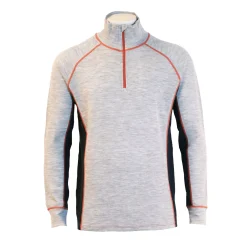 Ulltrøye med half-zip