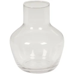 Vase i glass Floral 8,5x11cm