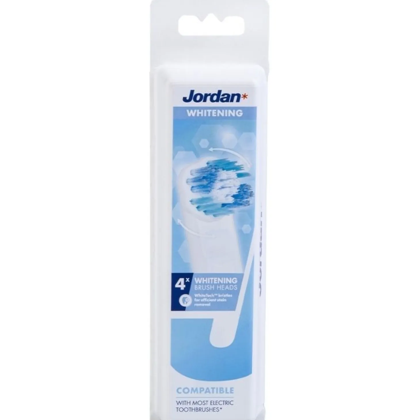 White Brush heads 4 pack