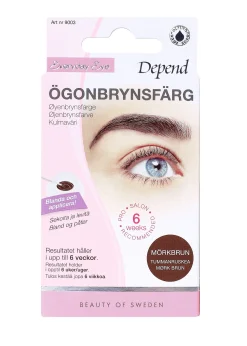 Øyebrynsfarge mørkebrun